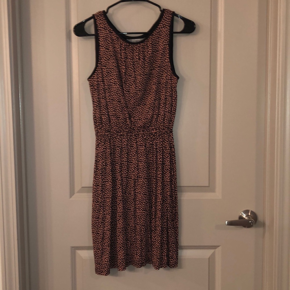 LOFT Black & Pink Dress